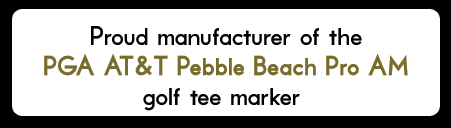 Barrett Studios Pebble Beach Pro AM Golf Tee Marker